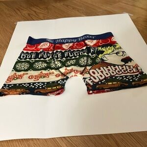 Men’s A Christmas Story x Happy Boxer Ralphie Oh Fudge Briefs Size L Never worn
